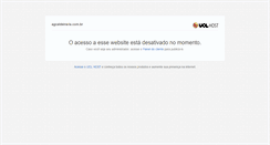 Desktop Screenshot of agcaldeiraria.com.br
