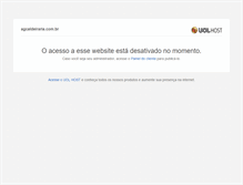 Tablet Screenshot of agcaldeiraria.com.br